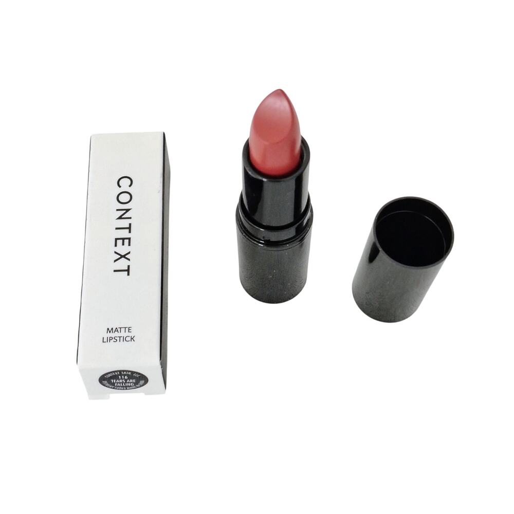 Context Matte Lipstick #116 Tears are Falling 0.08 oz. NEW